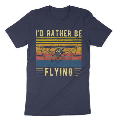 Navy Id Rather Be Flying T-Shirt#color_navy