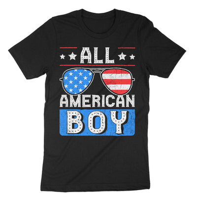 Black All American Boy T-Shirt#color_black