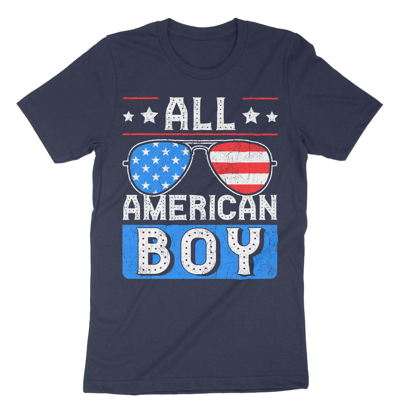Navy All American Boy T-Shirt#color_navy