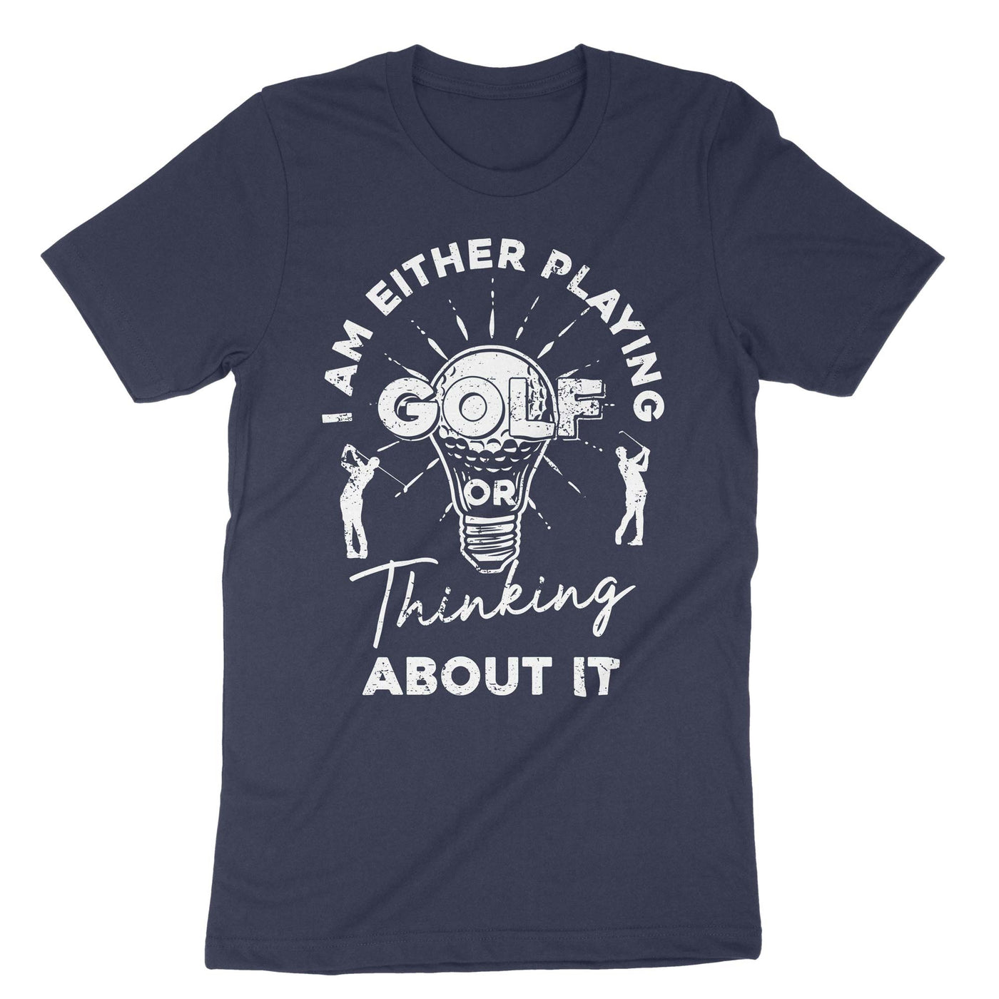 Navy Playing Golf T-Shirt#color_navy