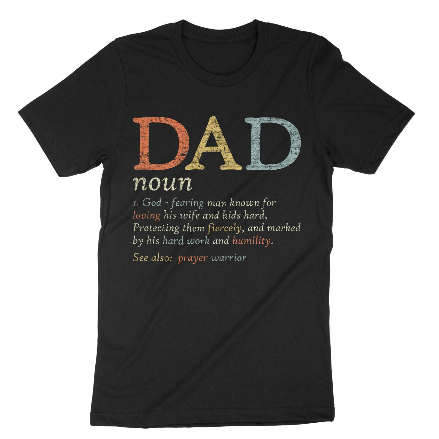 Black Dad Definition T-Shirt#color_black