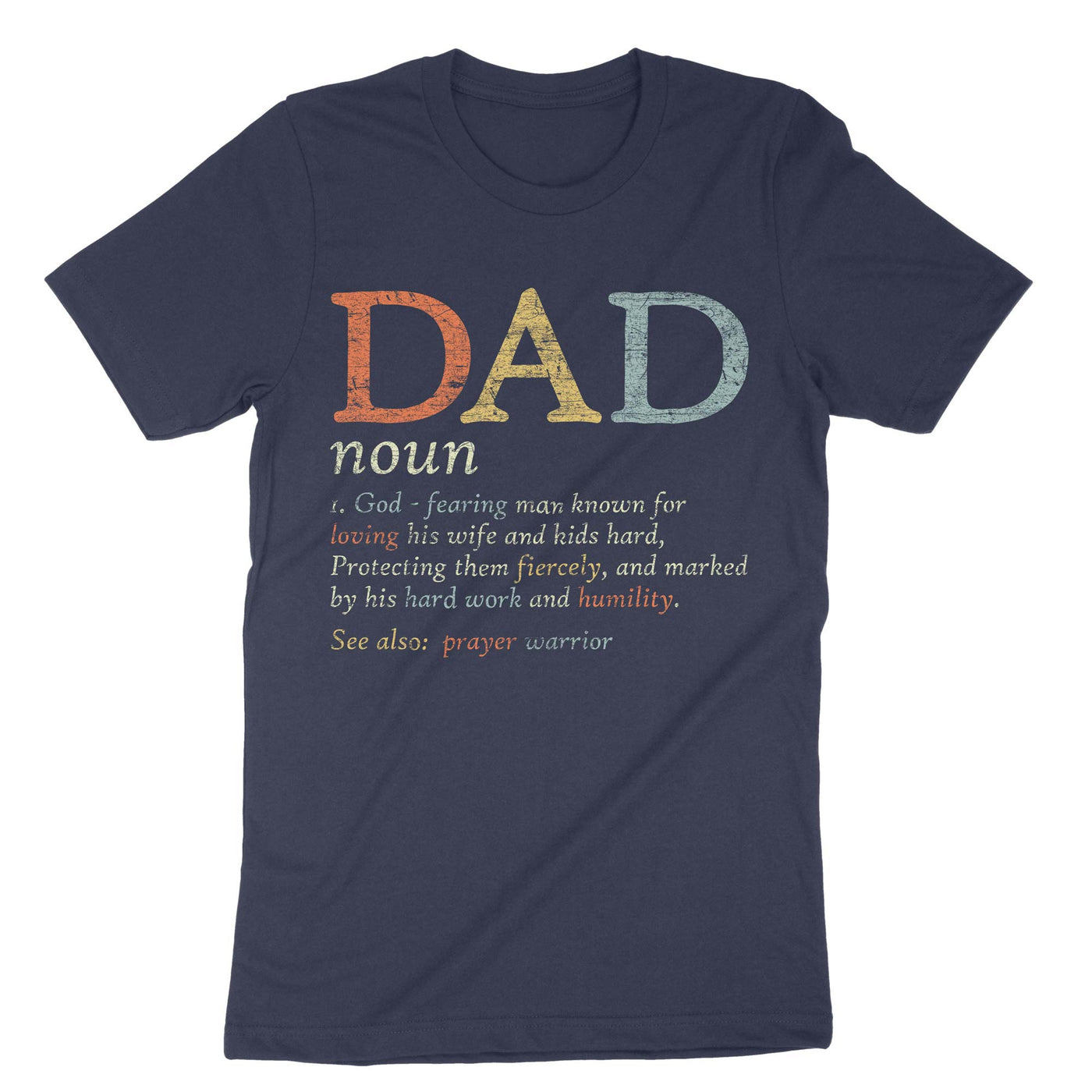 Navy Dad Definition T-Shirt#color_navy