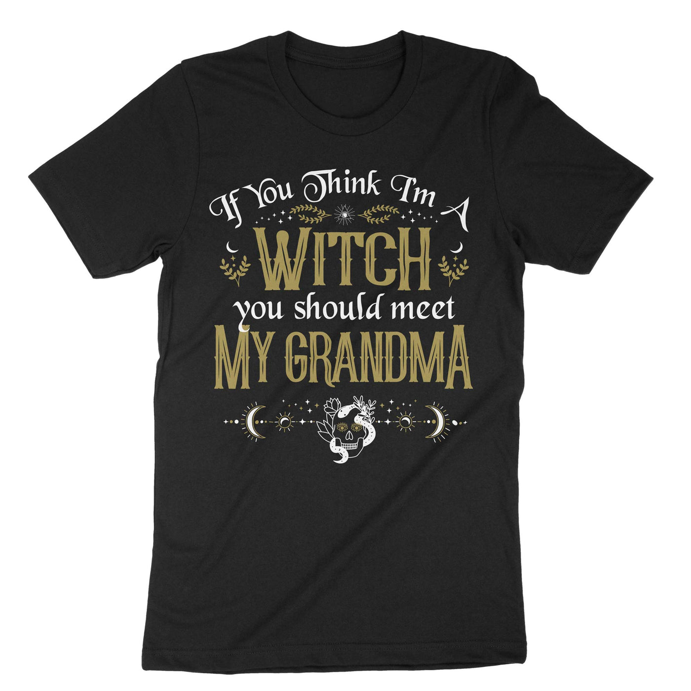 Black My Grandma T-Shirt#color_black