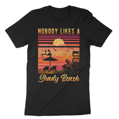 Black Nodoby Likes A Shady Beach T-Shirt#color_black