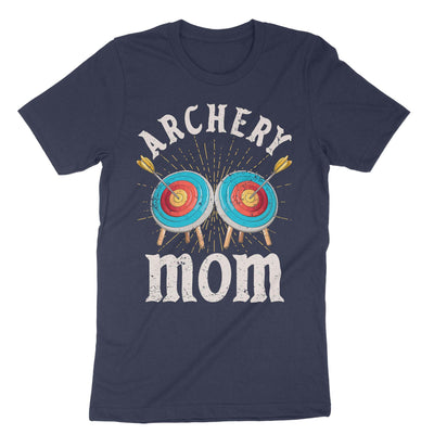 Navy Archery Mom T-Shirt#color_navy