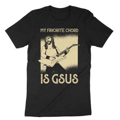 Black My Favorite Chord Is Gsus T-Shirt#color_black