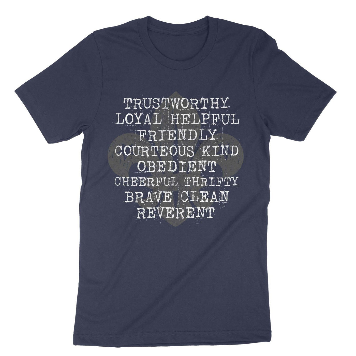 Navy Scout Law Scouting T-Shirt#color_navy