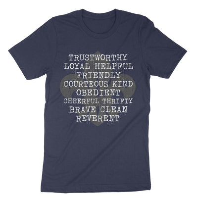 Navy Scout Law Scouting T-Shirt#color_navy