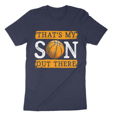Navy Basketball Son Out There T-Shirt#color_navy