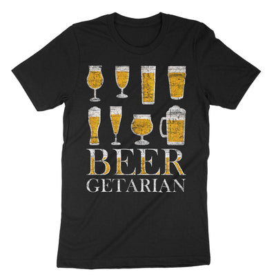 Black Beergetarian T-Shirt#color_black