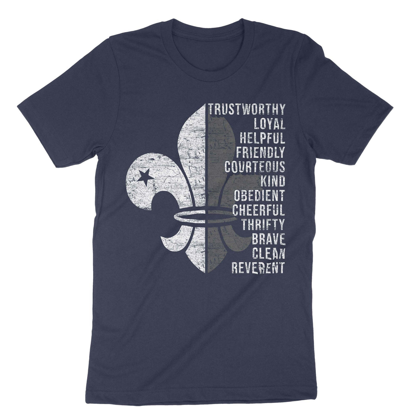 Navy Scout Law Scouting T-Shirt#color_navy