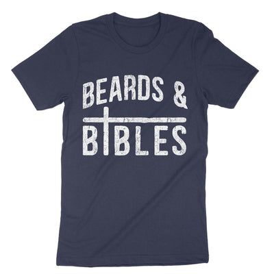 Navy Beards And Bibles T-Shirt#color_navy