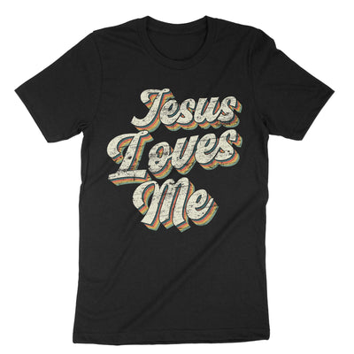 Jesus Loves Me, Retro Vintage Shirt, Christian Shirt, Bible Quote, Religious Church, Jesus T-Shirt