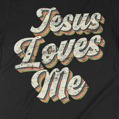 Jesus Loves Me, Retro Vintage Shirt, Christian Shirt, Bible Quote, Religious Church, Jesus T-Shirt