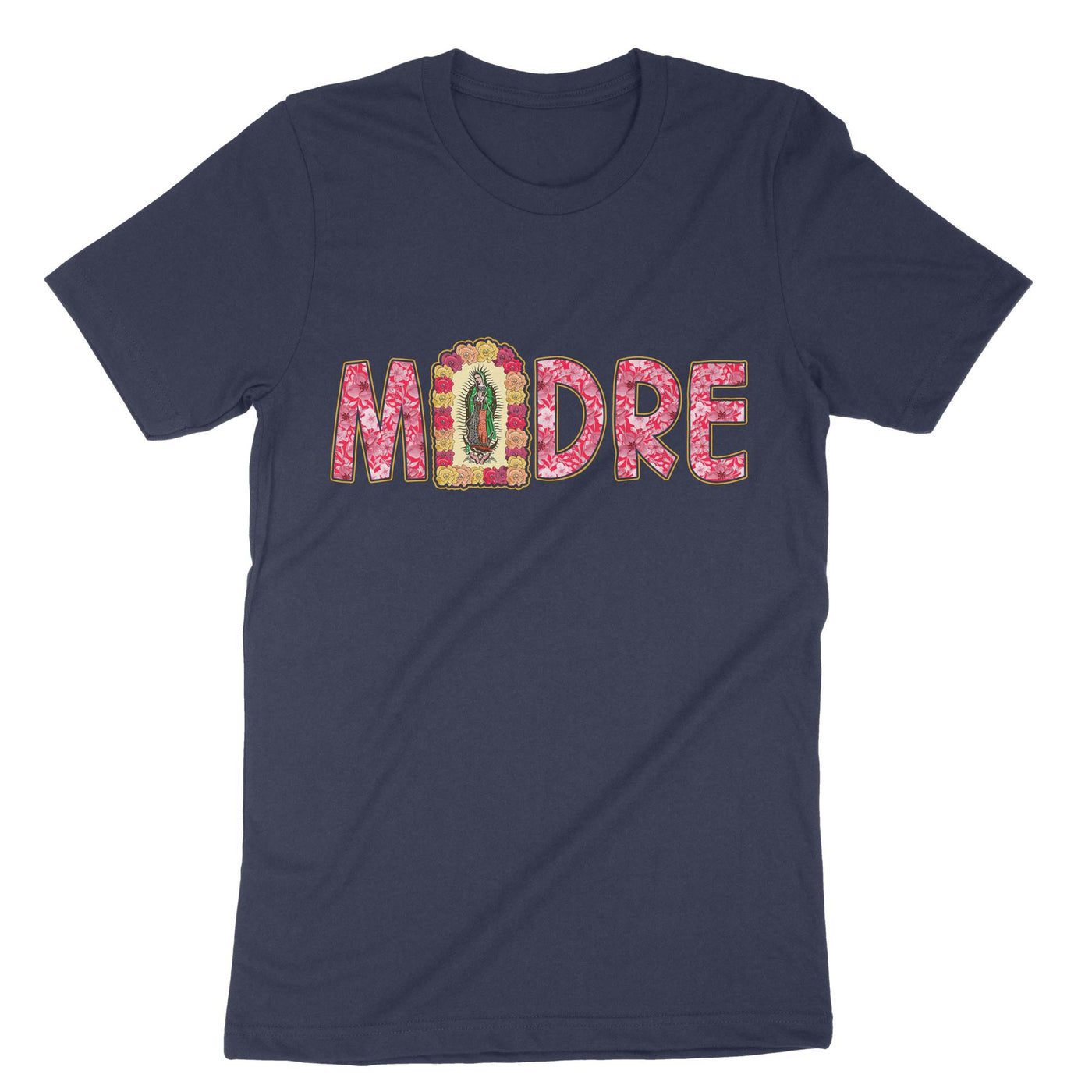 Navy Madre Virgen De Guadelope T-Shirt#color_navy