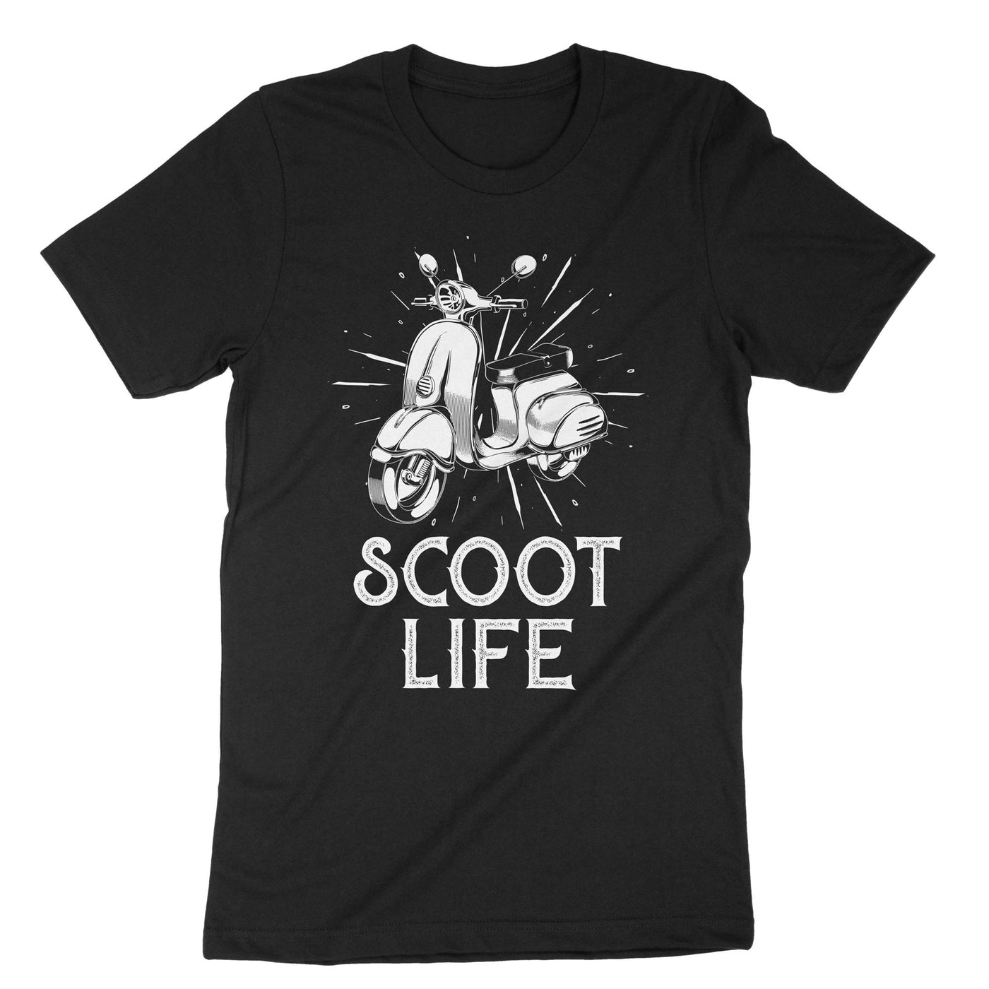 Black Scoot Life T-Shirt#color_black