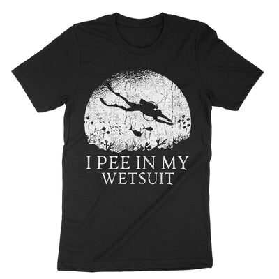 Black I Pee In My Wetsuit T-Shirt#color_black