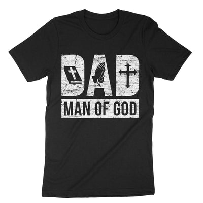 Black Man Of God Dad T-Shirt#color_black