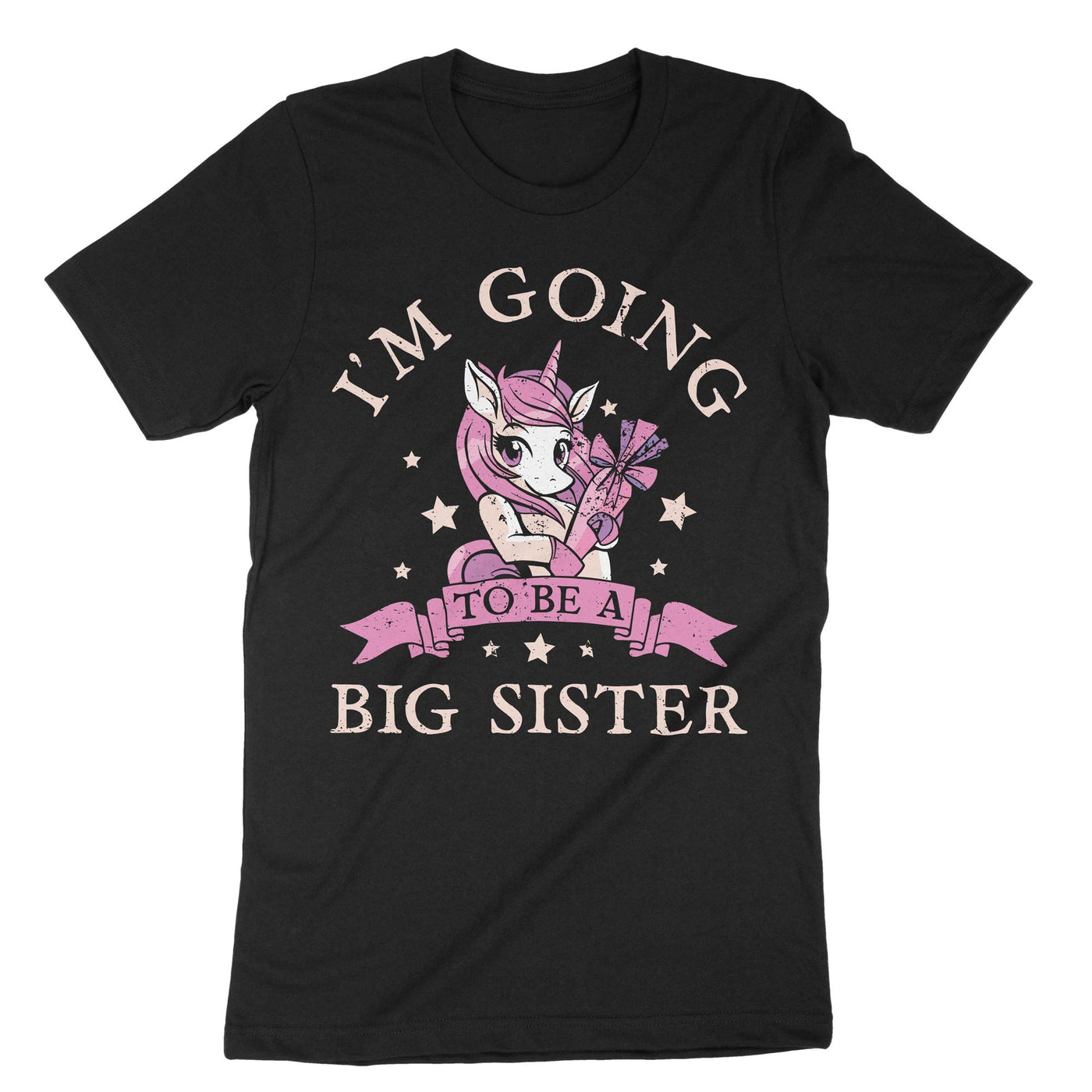 Black Im Going To Be A Big Sister T-Shirt#color_black
