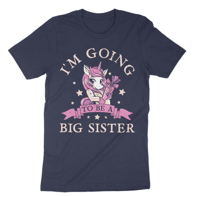 Navy Im Going To Be A Big Sister T-Shirt#color_navy