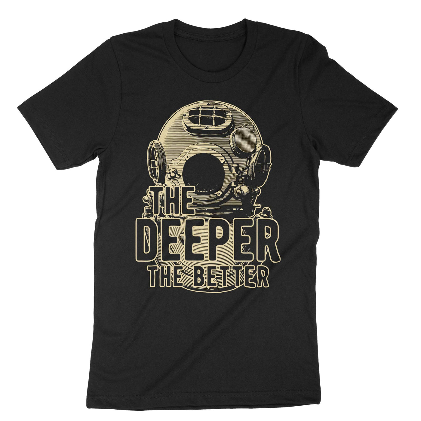 Black The Deeper The Better T-Shirt#color_black