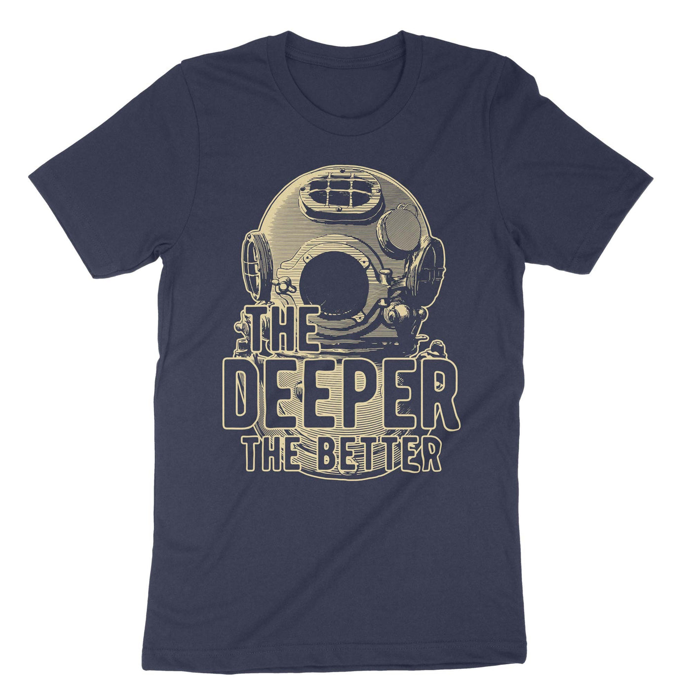 Navy The Deeper The Better T-Shirt#color_navy