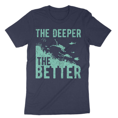 Navy The Deeper The Better T-Shirt#color_navy