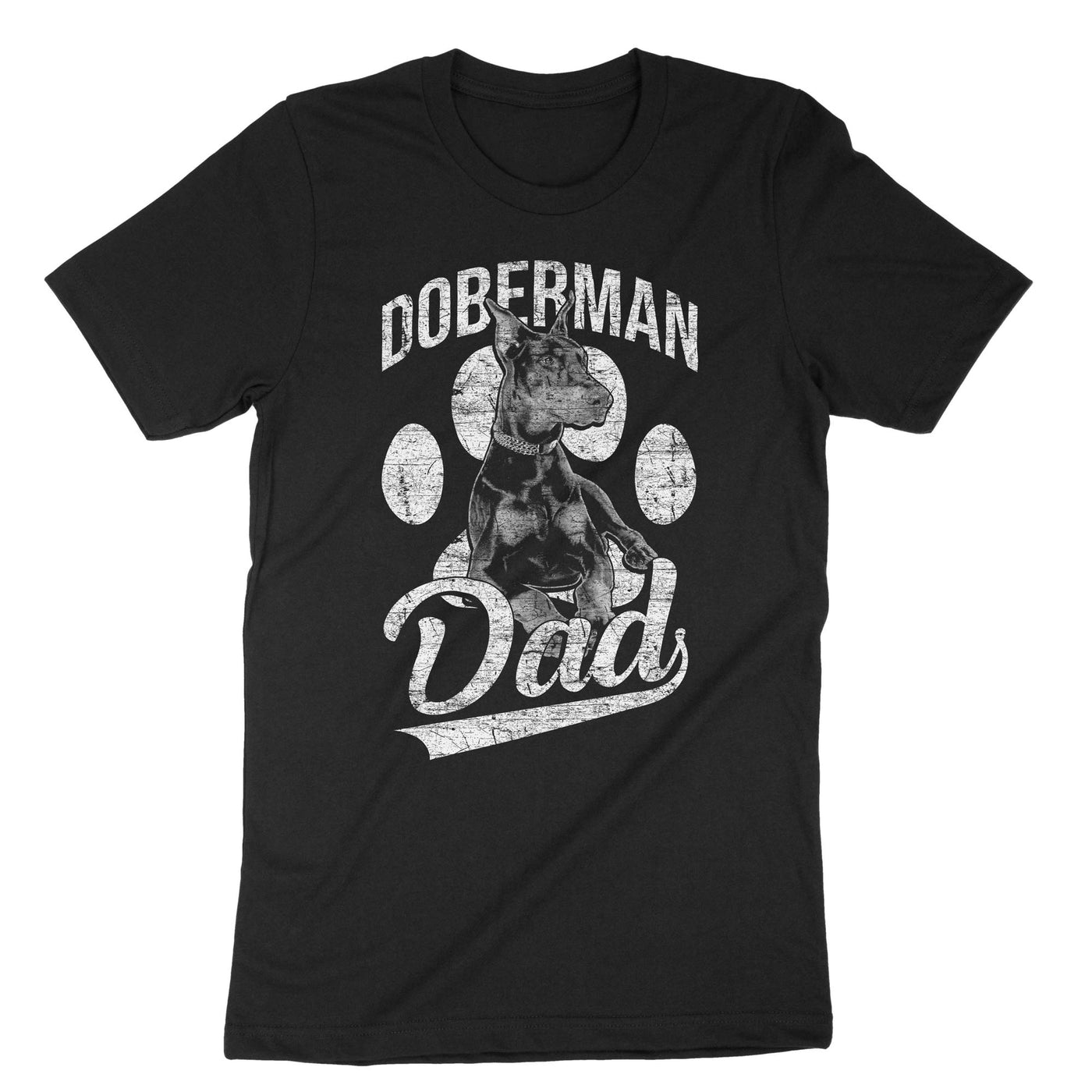 Black Doberman Dad Dog Owner Lover T-Shirt#color_black