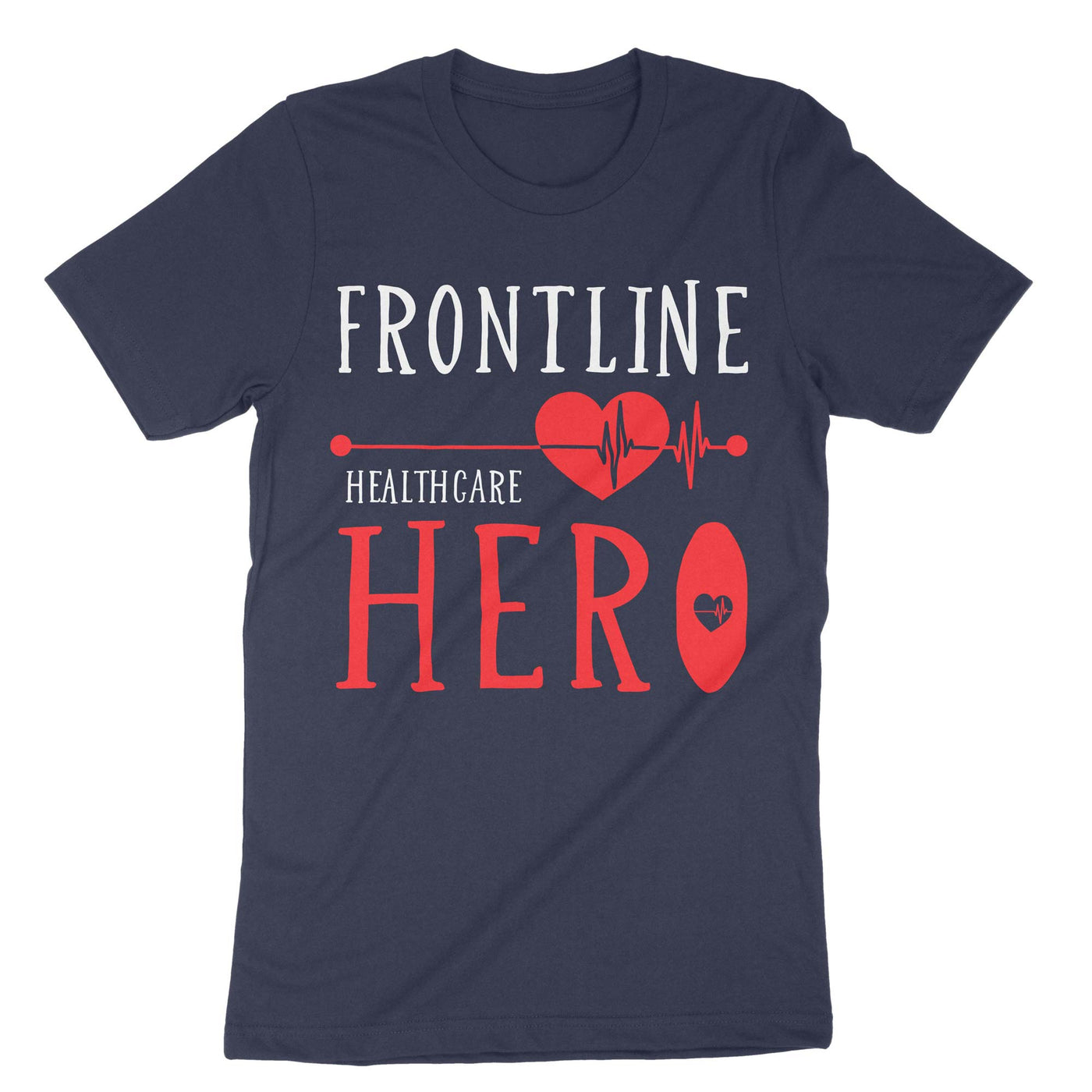 Navy Frontline Healthcare Hero T-Shirt#color_navy