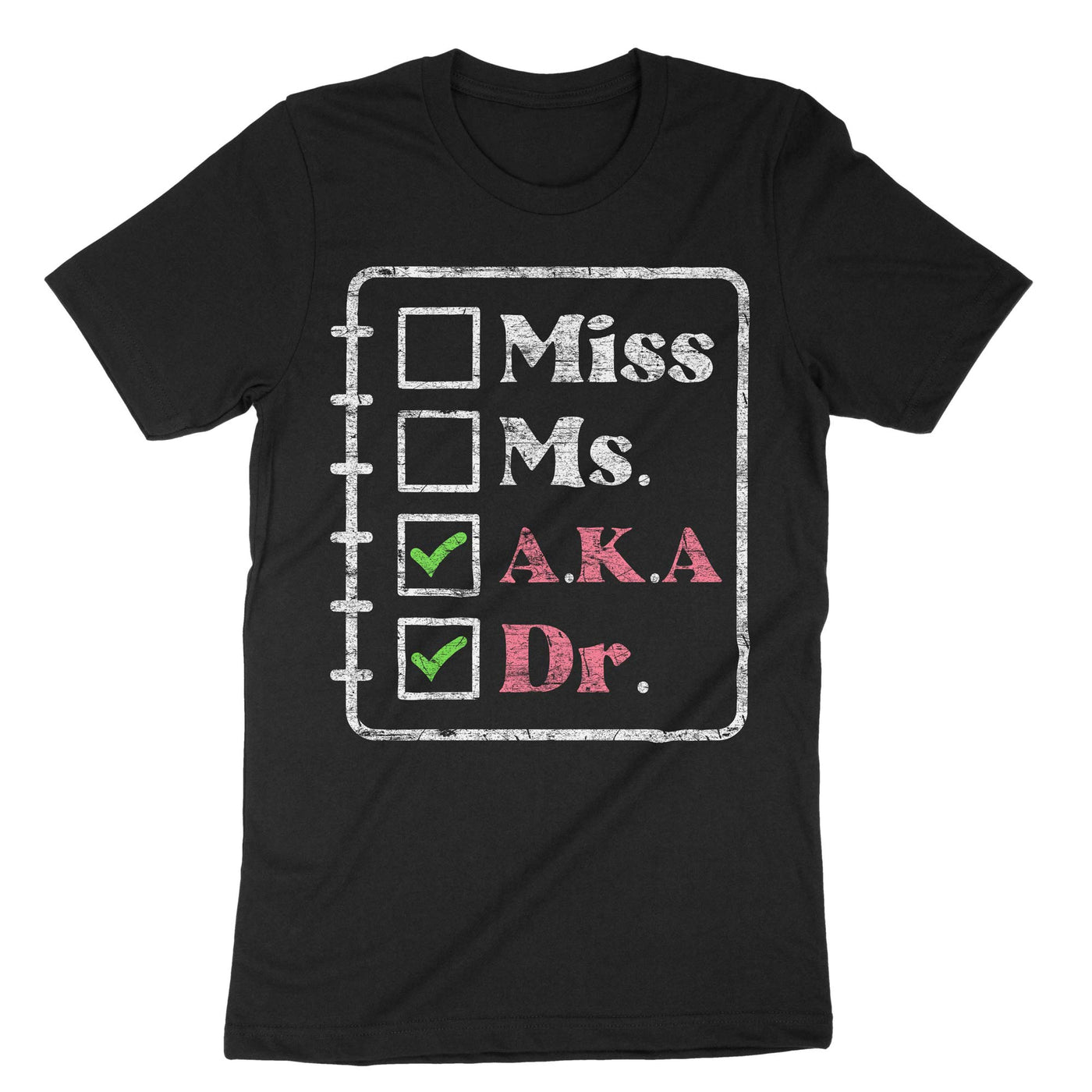 Black Aka Doctor Medical Worker T-Shirt#color_black