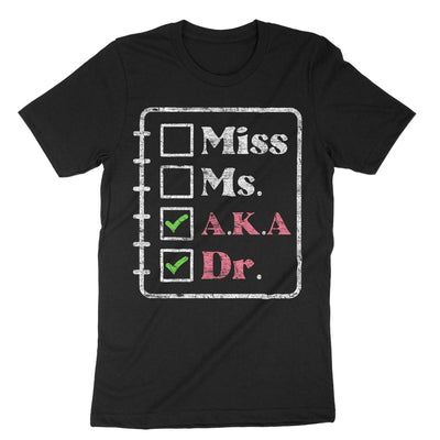 Black Aka Doctor Medical Worker T-Shirt#color_black