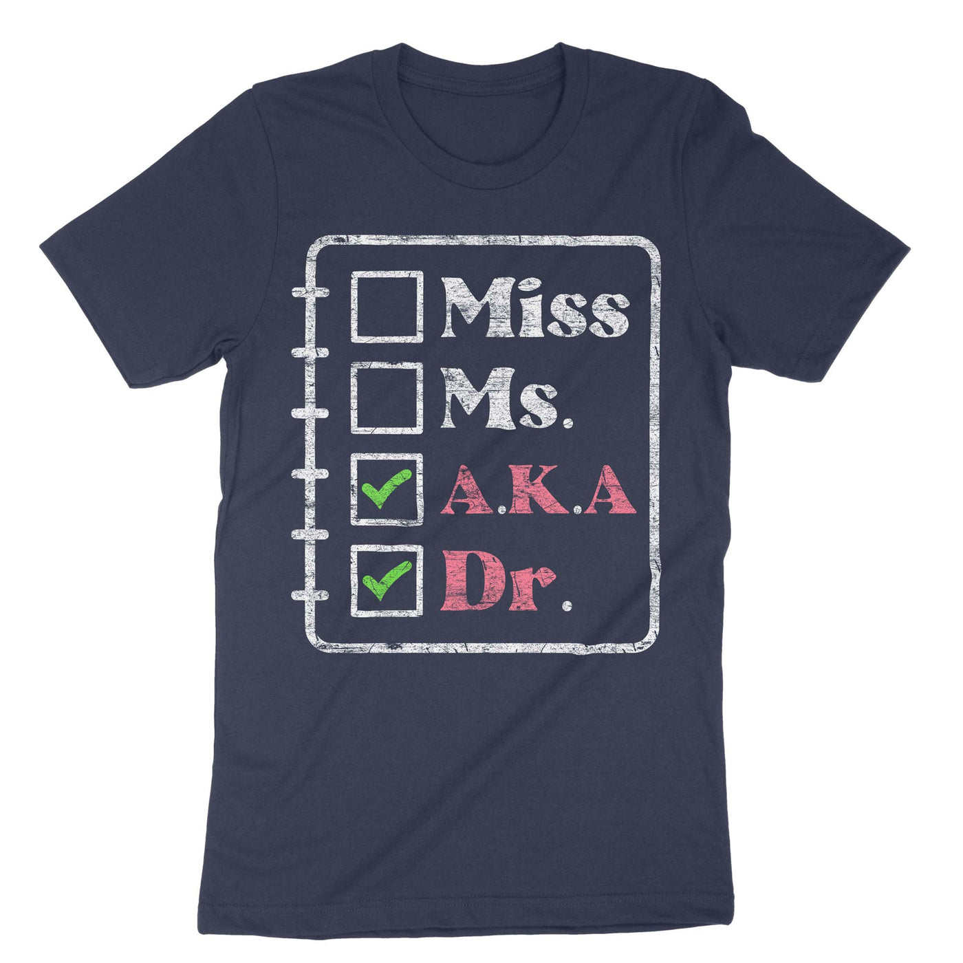 Navy Aka Doctor Medical Worker T-Shirt#color_navy