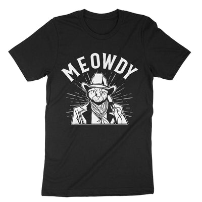 Black Meowdy T-Shirt#color_black