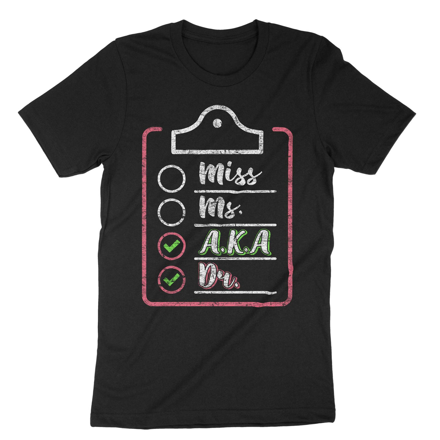 Black Aka Doctor Medical Worker T-Shirt#color_black