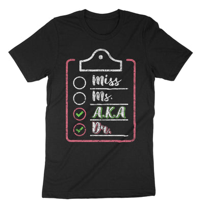 Black Aka Doctor Medical Worker T-Shirt#color_black