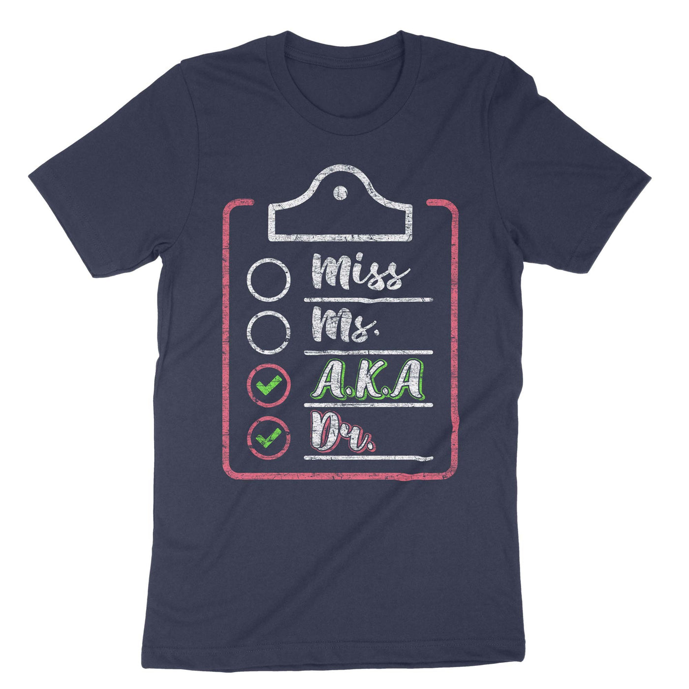 Navy Aka Doctor Medical Worker T-Shirt#color_navy