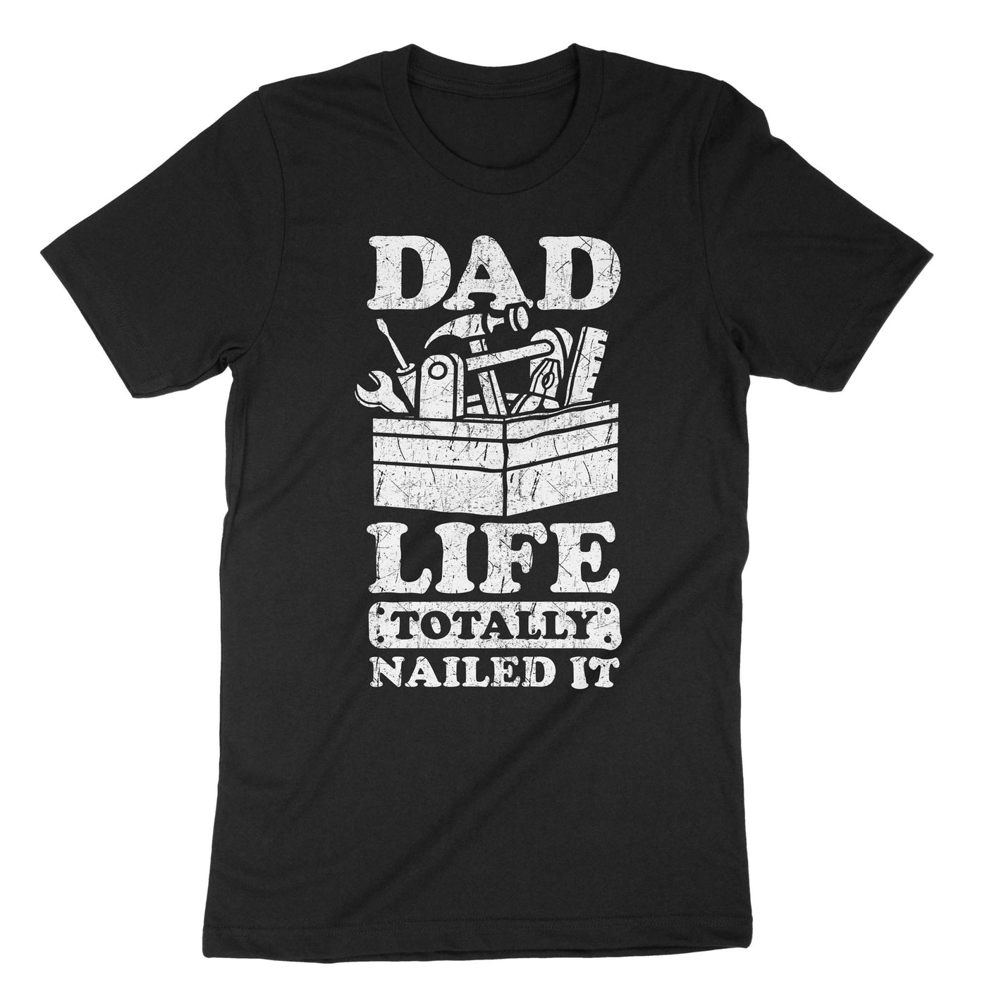 Black Dad Life Totally Nailed It T-Shirt#color_black