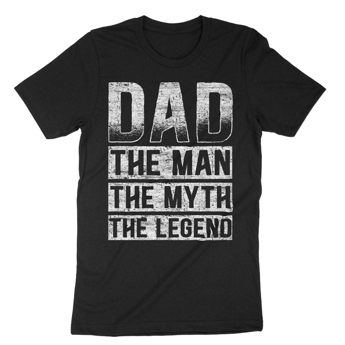 Black Dad The Man The Myth The Legend T-Shirt#color_black