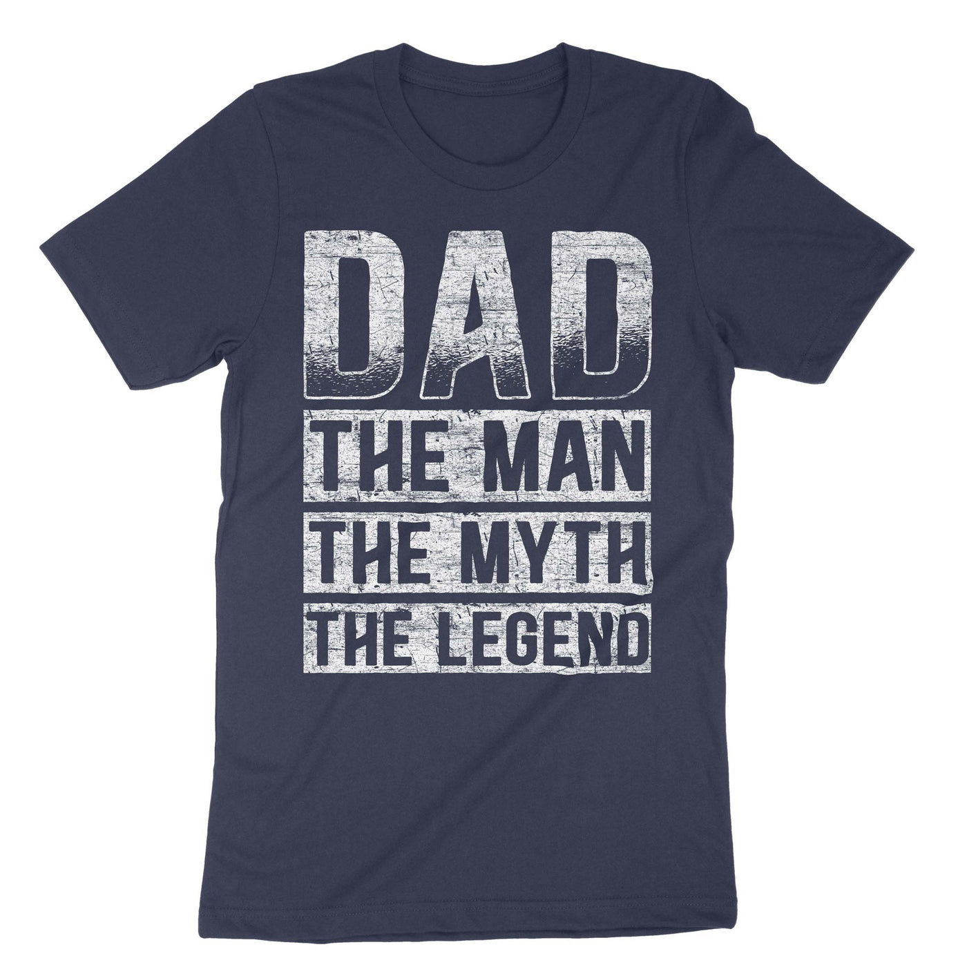 Navy Dad The Man The Myth The Legend T-Shirt#color_navy