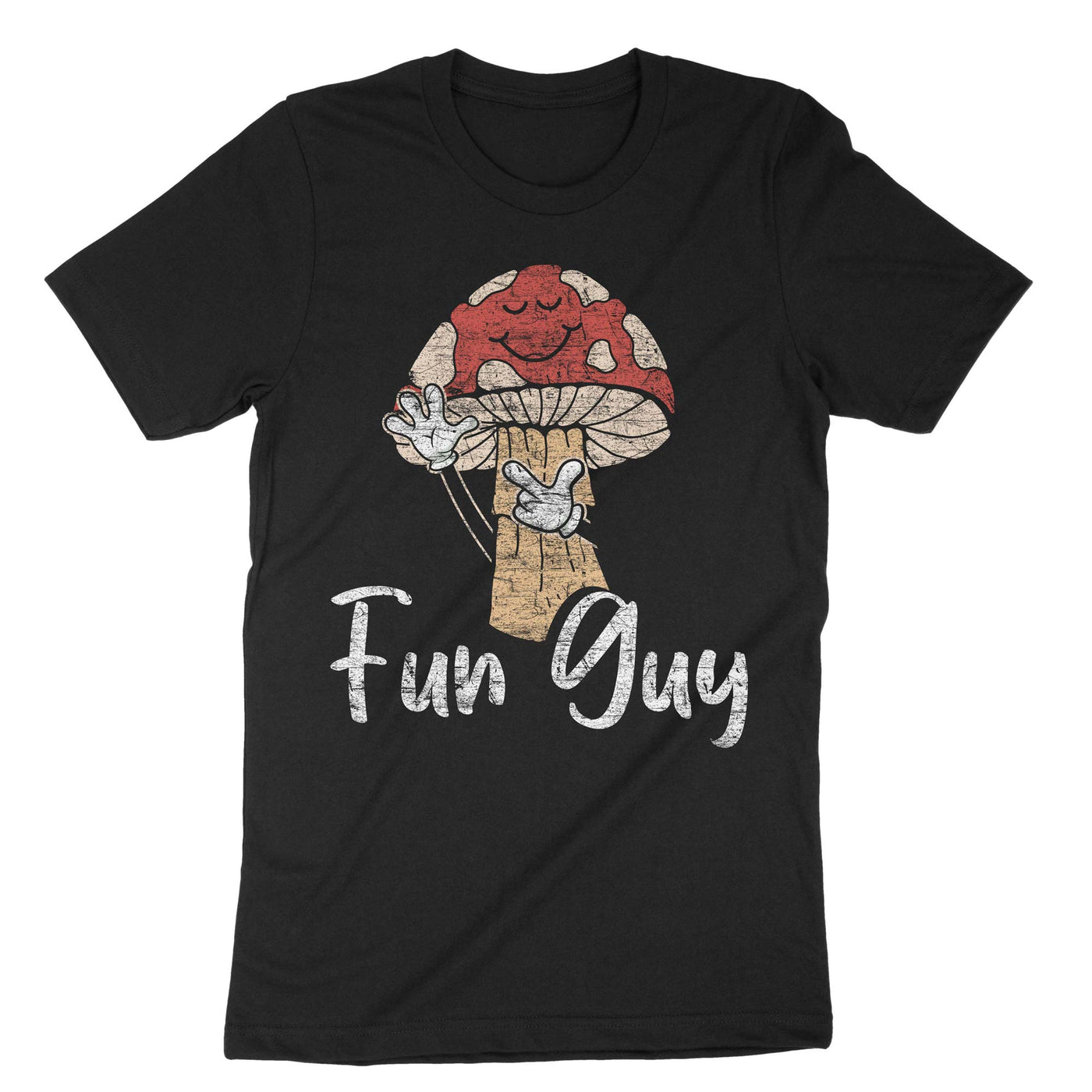 Black Fun Guy T-Shirt#color_black