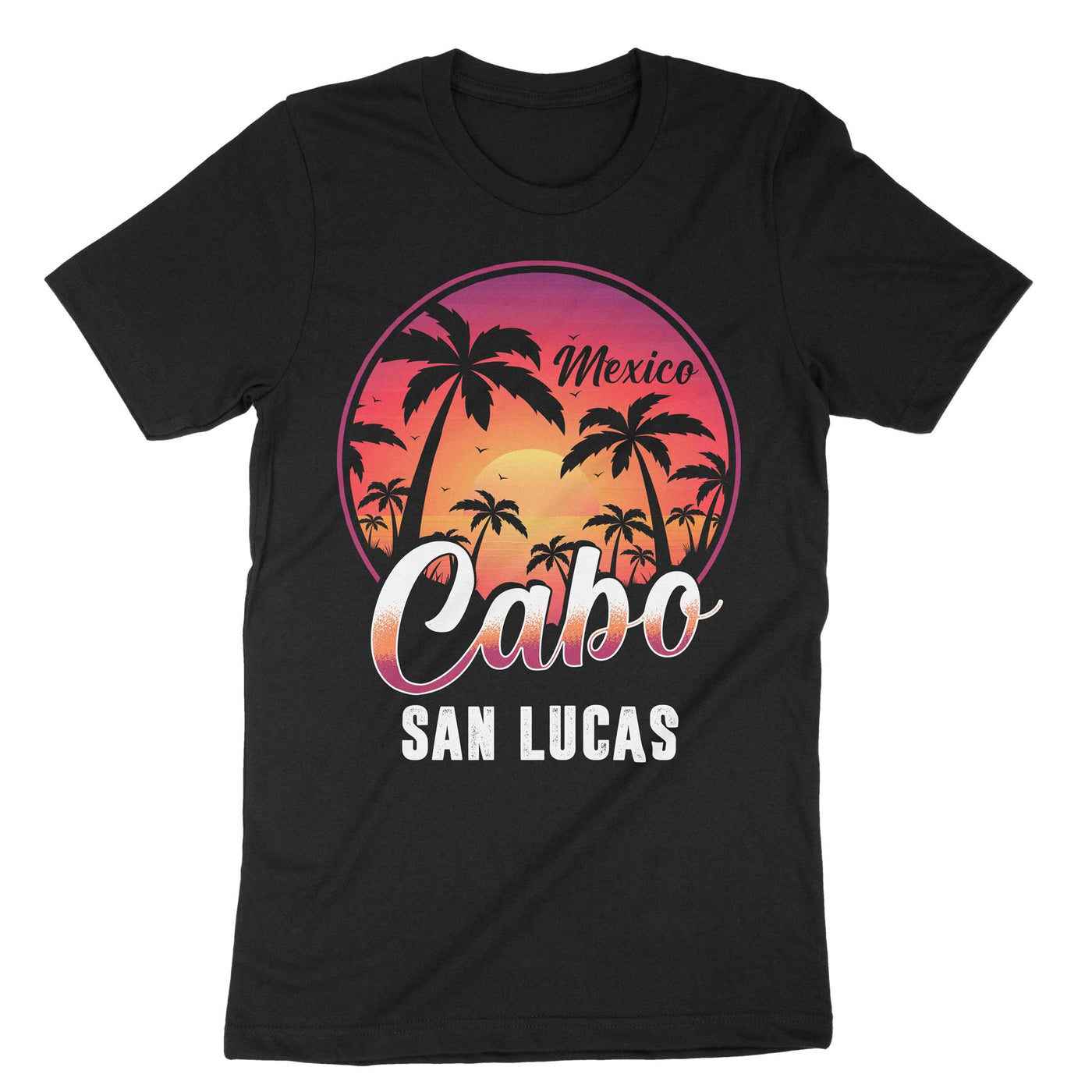 Black Cabo San Lucas Mexico T-Shirt#color_black