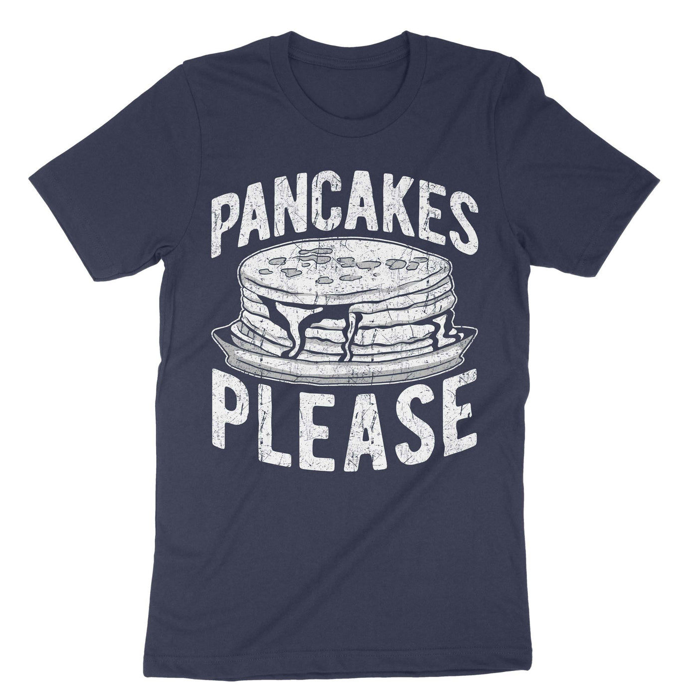 Navy Pancakes Please T-Shirt#color_navy