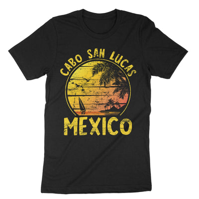 Black Cabo San Lucas Mexico T-Shirt#color_black