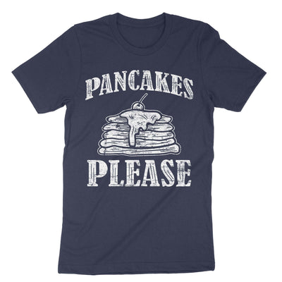 Navy Pancakes Please T-Shirt#color_navy