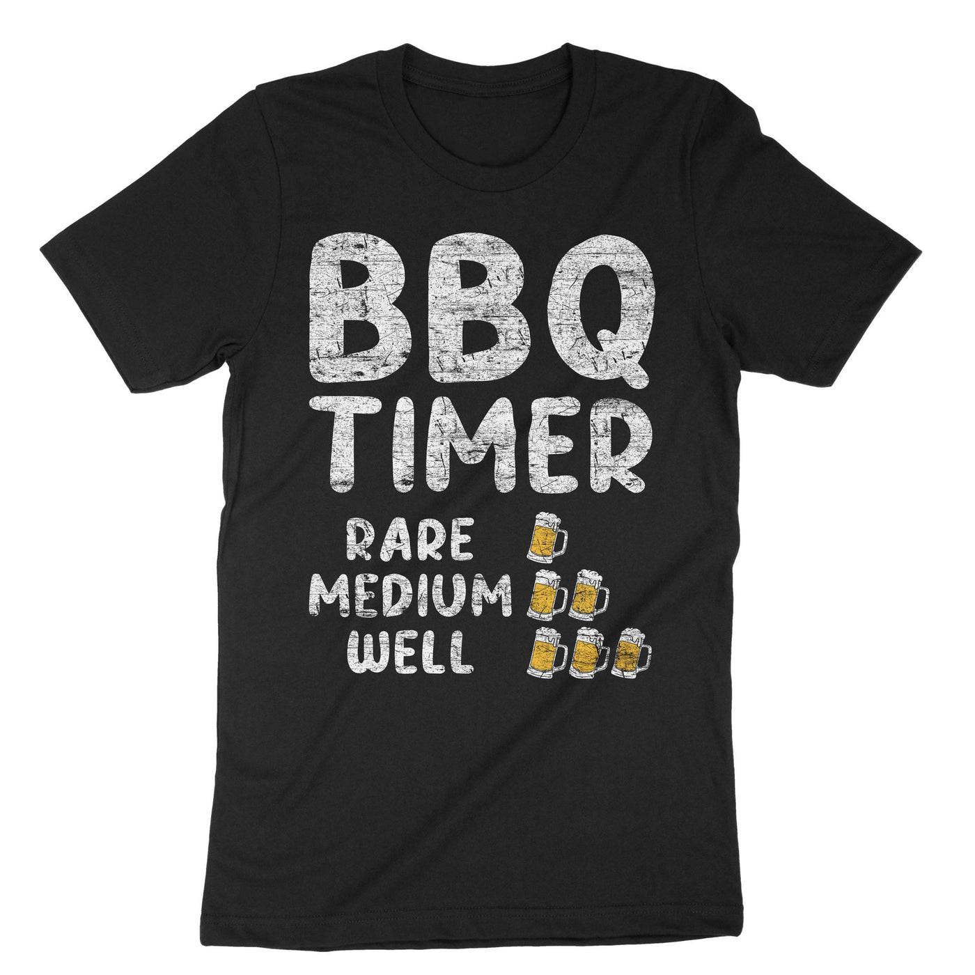 Black Bbq Timer T-Shirt#color_black