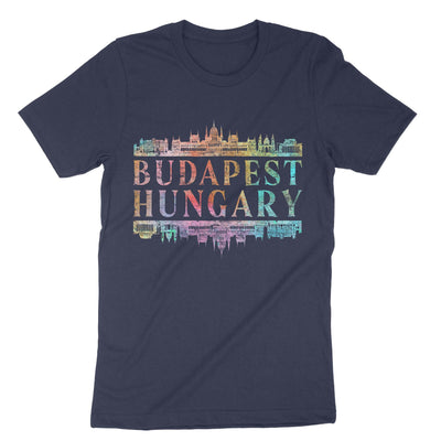 Navy Budapest Hungary T-Shirt#color_navy
