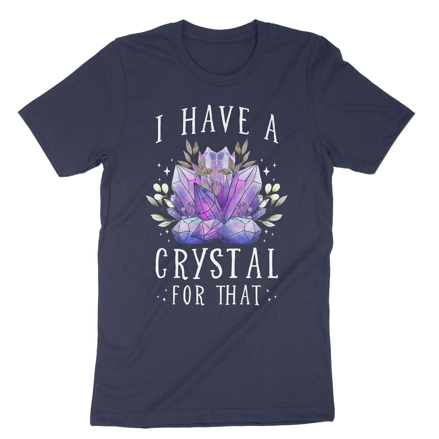 Navy I Have A Crystal For That T-Shirt#color_navy