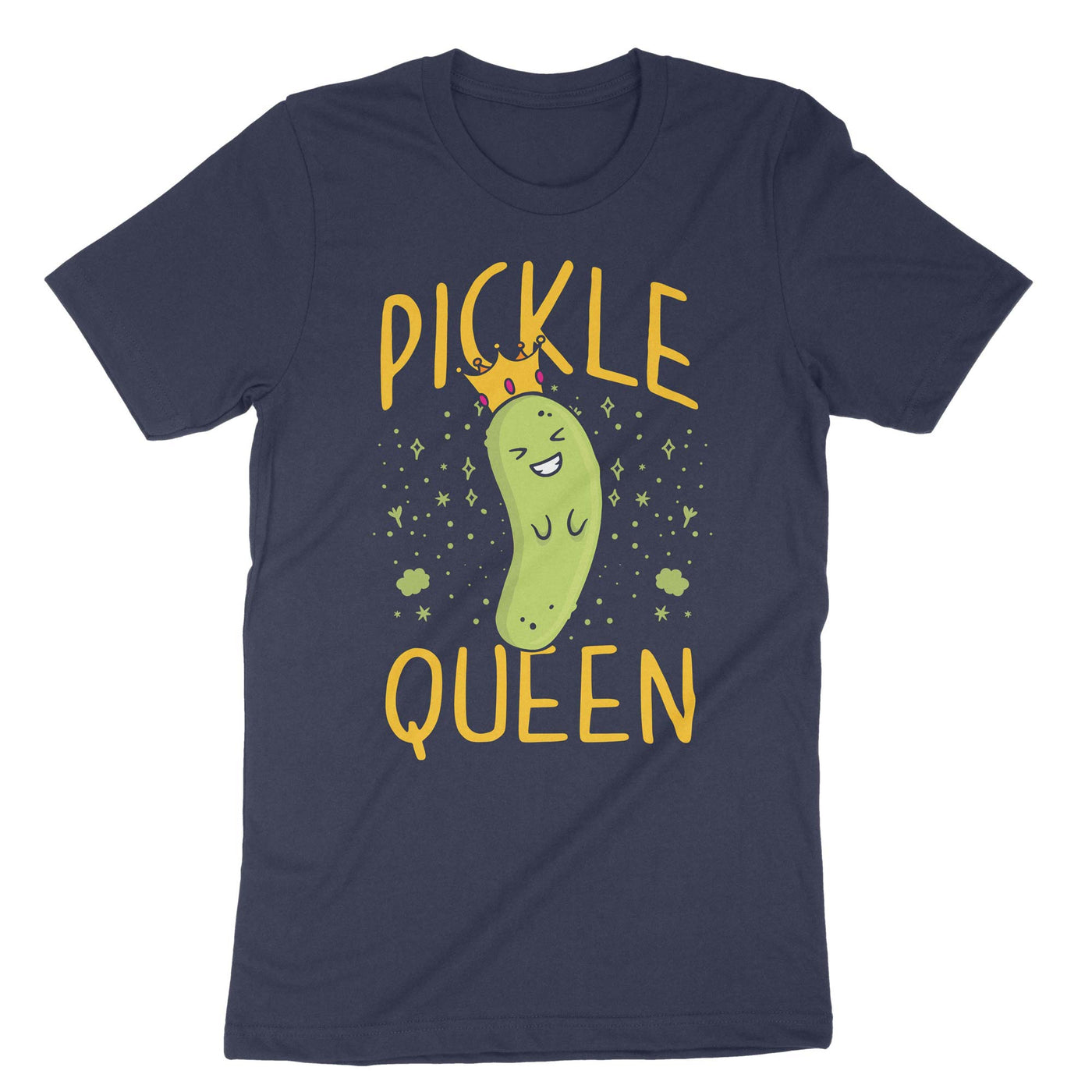 Navy Pickle Queen T-Shirt#color_navy