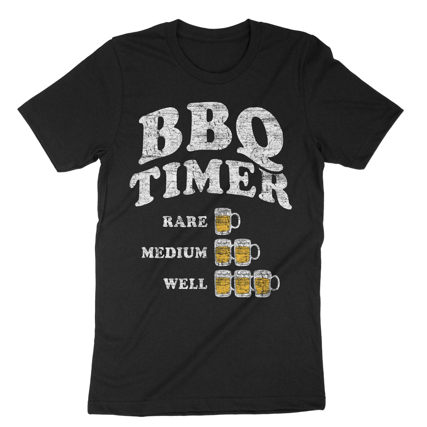 Black Bbq Timer T-Shirt#color_black