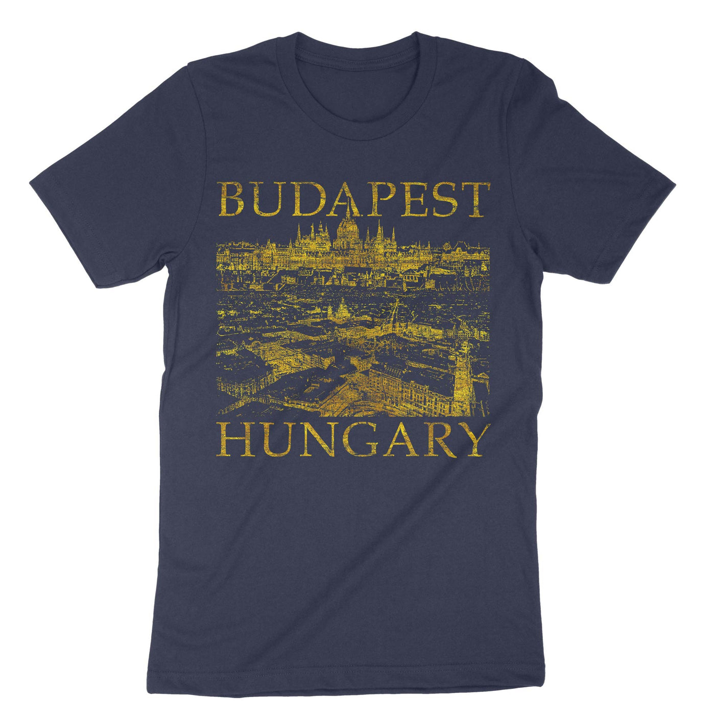 Navy Budapest Hungary T-Shirt#color_navy